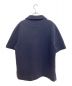Maison Margiela (メゾンマルジェラ) スキューバコットンピケ オーバーサイズポロシャツ ネイビー サイズ:44：32800円