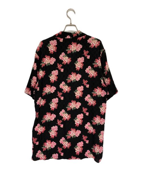 GUCCI（グッチ）GUCCI (グッチ) オープンカラーシャツ ブラック サイズ:44の古着・服飾アイテム