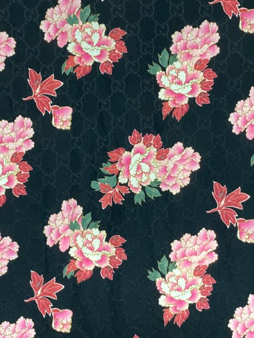 GUCCI（グッチ）GUCCI (グッチ) オープンカラーシャツ ブラック サイズ:44の古着・服飾アイテム