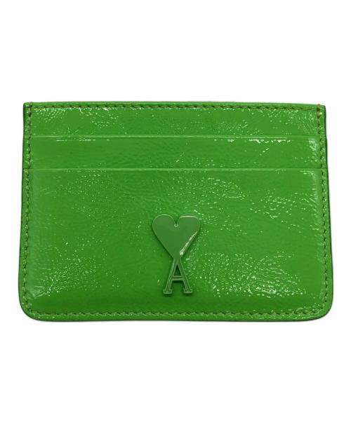 ami（アミ）ami (アミ) カードケース グリーンの古着・服飾アイテム
