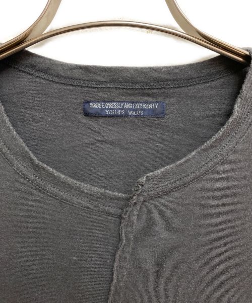 REGULATION Yohji Yamamoto（レギュレーションヨウジヤマモト）REGULATION Yohji Yamamoto (レギュレーションヨウジヤマモト) アシンメトリーＴシャツ ブラック サイズ:3の古着・服飾アイテム