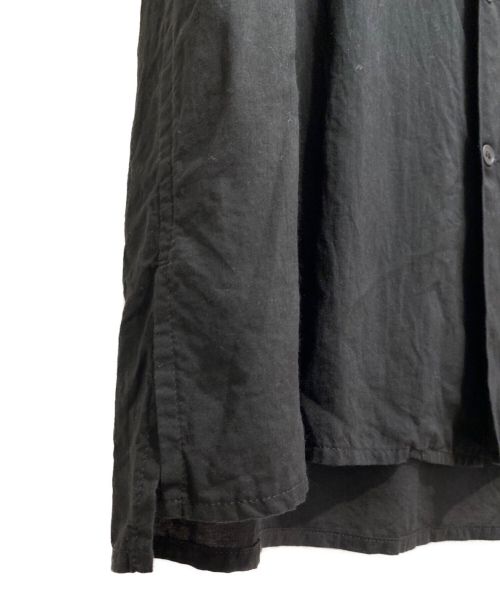 Yohji Yamamoto pour homme（ヨウジヤマモト プールオム）Yohji Yamamoto pour homme (ヨウジヤマモト プールオム) 22SS ダリアプリントブロード半袖 シャツ ブラック サイズ:3の古着・服飾アイテム