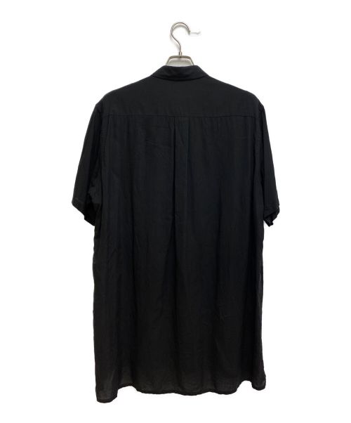 Yohji Yamamoto pour homme（ヨウジヤマモト プールオム）Yohji Yamamoto pour homme (ヨウジヤマモト プールオム) 22SS ダリアプリントブロード半袖 シャツ ブラック サイズ:3の古着・服飾アイテム