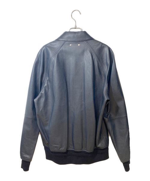 LOUIS VUITTON（ルイ ヴィトン）LOUIS VUITTON (ルイ ヴィトン) パッチレザージャケット ブラック サイズ:52の古着・服飾アイテム