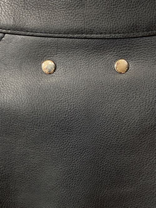 LOUIS VUITTON（ルイ ヴィトン）LOUIS VUITTON (ルイ ヴィトン) パッチレザージャケット ブラック サイズ:52の古着・服飾アイテム