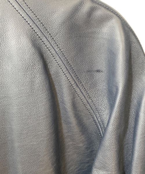 LOUIS VUITTON（ルイ ヴィトン）LOUIS VUITTON (ルイ ヴィトン) パッチレザージャケット ブラック サイズ:52の古着・服飾アイテム