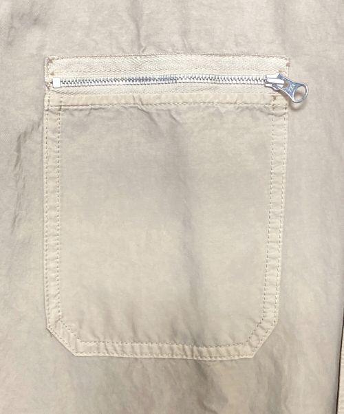 STONE ISLAND（ストーンアイランド）STONE ISLAND (ストーンアイランド) Cupro Cotton Twill-TC SS Overshirt ベージュ サイズ:Mの古着・服飾アイテム