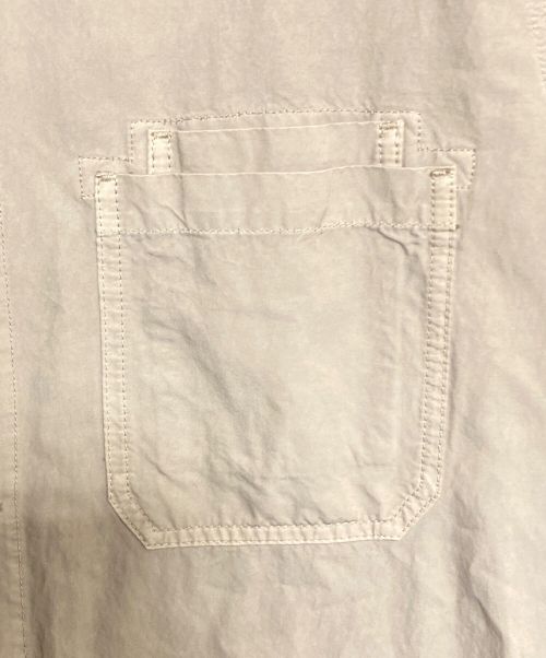 STONE ISLAND（ストーンアイランド）STONE ISLAND (ストーンアイランド) Cupro Cotton Twill-TC SS Overshirt ベージュ サイズ:Mの古着・服飾アイテム