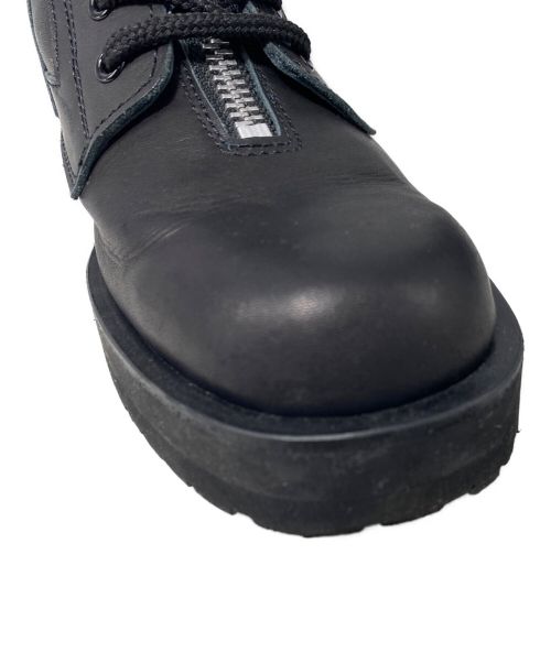Yohji Yamamoto pour homme（ヨウジヤマモト プールオム）Yohji Yamamoto pour homme (ヨウジヤマモト プールオム) 3ジッパーミリタリーブーツ ブラック サイズ:2の古着・服飾アイテム