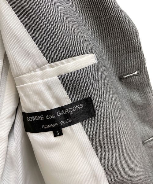 COMME des GARCONS HOMME PLUS（コムデギャルソンオムプリュス）COMME des GARCONS HOMME PLUS (コムデギャルソンオムプリュス) 23SS Aラインボーンジャケット グレー サイズ:Sの古着・服飾アイテム
