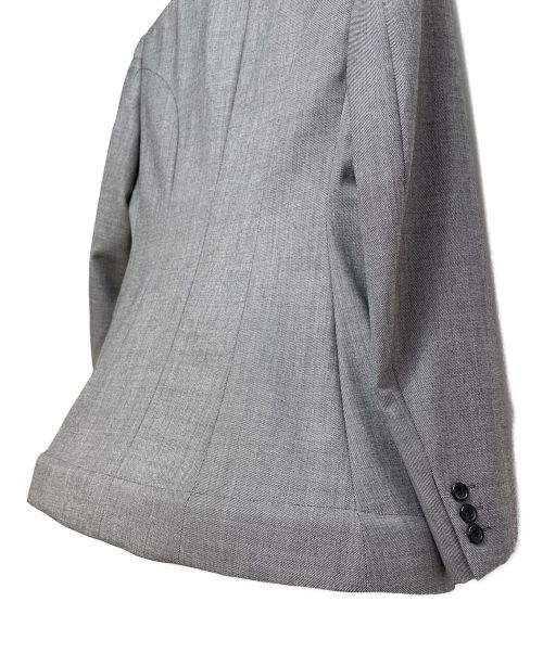COMME des GARCONS HOMME PLUS（コムデギャルソンオムプリュス）COMME des GARCONS HOMME PLUS (コムデギャルソンオムプリュス) 23SS Aラインボーンジャケット グレー サイズ:Sの古着・服飾アイテム