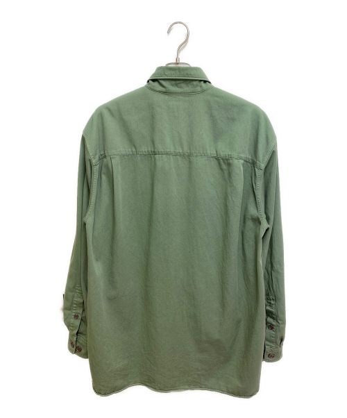 DRIES VAN NOTEN（ドリスヴァンノッテン）DRIES VAN NOTEN (ドリスヴァンノッテン) 22SS ミリタリー-ワークシャツ カーキ サイズ:Sの古着・服飾アイテム