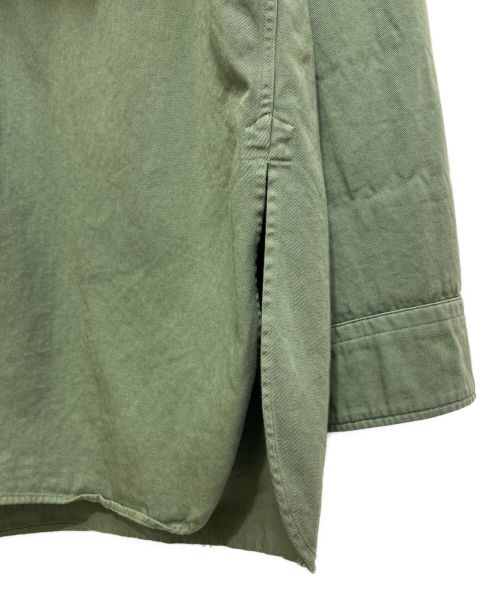 DRIES VAN NOTEN（ドリスヴァンノッテン）DRIES VAN NOTEN (ドリスヴァンノッテン) 22SS ミリタリー-ワークシャツ カーキ サイズ:Sの古着・服飾アイテム