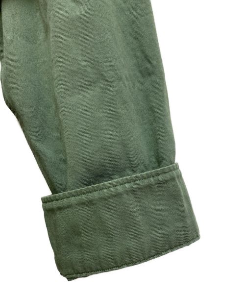 DRIES VAN NOTEN（ドリスヴァンノッテン）DRIES VAN NOTEN (ドリスヴァンノッテン) 22SS ミリタリー-ワークシャツ カーキ サイズ:Sの古着・服飾アイテム