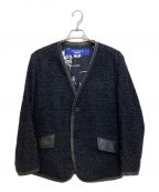 JUNYA WATANABE MANジュンヤワタナベマン）の古着「レーヨン ナイロンラッセルレース × ウールトロ」｜ブラック