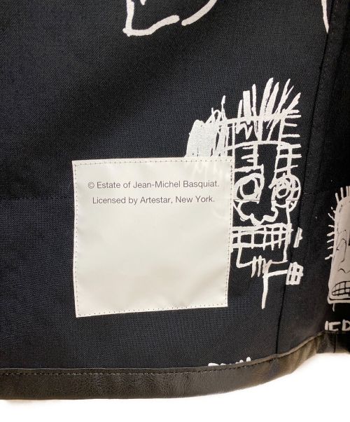 JUNYA WATANABE MAN（ジュンヤワタナベマン）JUNYA WATANABE MAN (コム デ ギャルソン ジュンヤ ワタナベ マン) レーヨン ナイロンラッセルレース × ウールトロ ブラック サイズ:XSの古着・服飾アイテム