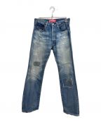 JUNYA WATANABE MAN×LEVI'Sジュンヤワタナベマン×リーバイス）の古着「綿セルヴィッチデニム」｜インディゴ