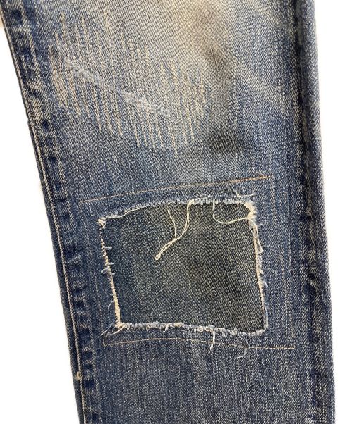 JUNYA WATANABE MAN（ジュンヤワタナベマン）JUNYA WATANABE MAN (コム デ ギャルソン ジュンヤ ワタナベ マン) LEVI'S (リーバイス) 綿セルヴィッチデニム インディゴ サイズ:SIZE XSの古着・服飾アイテム