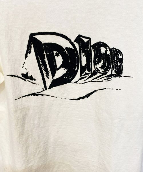 Dior（ディオール）Dior (ディオール) 23AW スラブ コットンジャージー ホワイト サイズ:Sの古着・服飾アイテム
