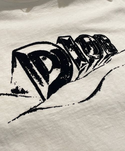Dior（ディオール）Dior (ディオール) 23AW スラブ コットンジャージー ホワイト サイズ:Sの古着・服飾アイテム