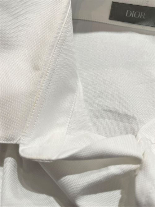 Dior（ディオール）Dior (ディオール) DIOR TEARS ショートスリーブシャツ ホワイト サイズ:39の古着・服飾アイテム
