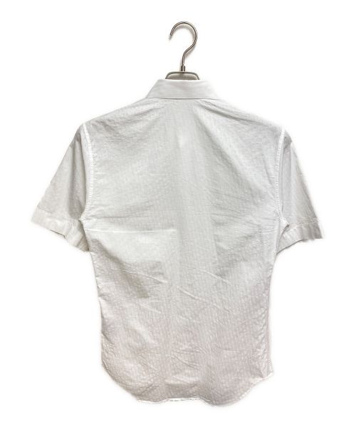 Dior（ディオール）Dior (ディオール) OBLIQUE 総柄シャツ ホワイト サイズ:37の古着・服飾アイテム