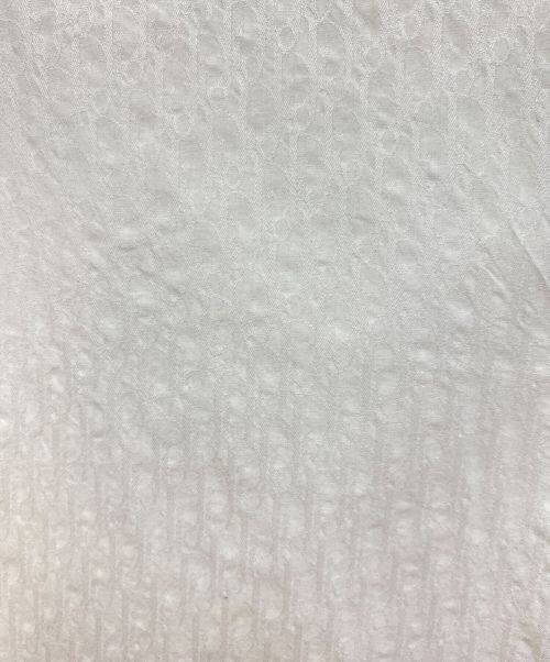 Dior（ディオール）Dior (ディオール) OBLIQUE 総柄シャツ ホワイト サイズ:37の古着・服飾アイテム