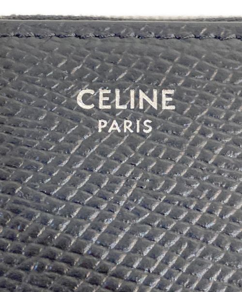 CELINE（セリーヌ）CELINE (セリーヌ) ラージ ジップドウォレット ブラック サイズ:- 未使用品の古着・服飾アイテム