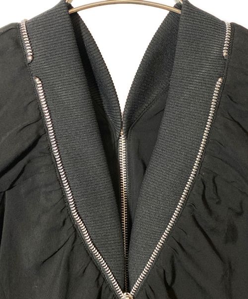 LIMI feu（リミフゥ）LIMI feu (リミフゥ) ジップワンピース ブラック サイズ:Sの古着・服飾アイテム