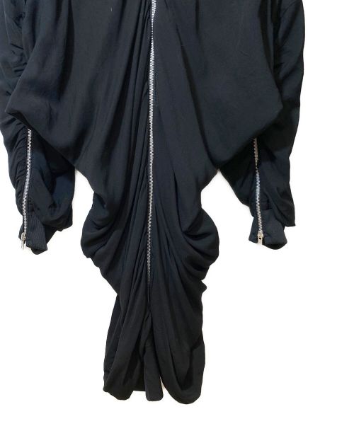 LIMI feu（リミフゥ）LIMI feu (リミフゥ) ジップワンピース ブラック サイズ:Sの古着・服飾アイテム