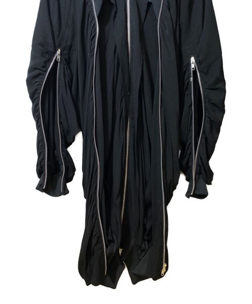 LIMI feu（リミフゥ）LIMI feu (リミフゥ) ジップワンピース ブラック サイズ:Sの古着・服飾アイテム