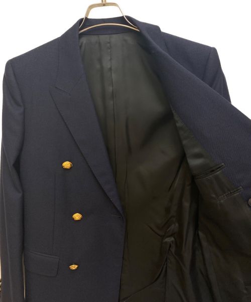 CELINE（セリーヌ）CELINE (セリーヌ) ダブルブレストジャケット ネイビー サイズ:46の古着・服飾アイテム