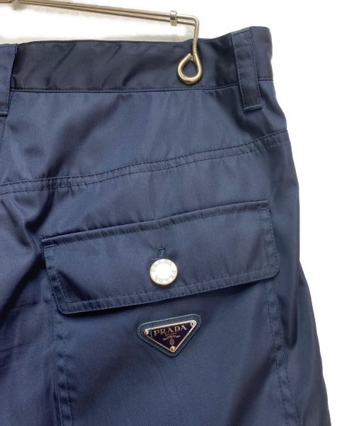 PRADA（プラダ）PRADA (プラダ) リナイロンカーゴパンツ ネイビー サイズ:46の古着・服飾アイテム