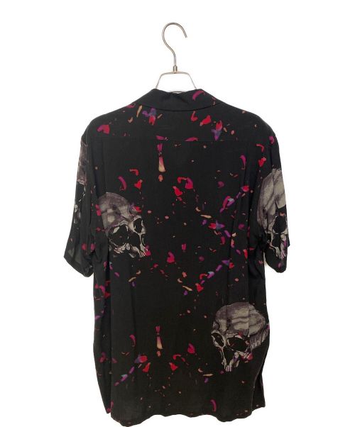Yohji Yamamoto pour homme（ヨウジヤマモト プールオム）Yohji Yamamoto pour homme (ヨウジヤマモト プールオム) スカル半袖シャツ ブラック サイズ:2の古着・服飾アイテム
