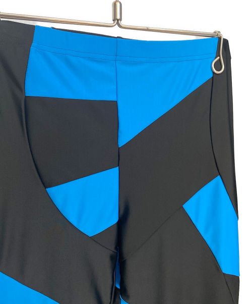 COMME des GARCONS HOMME PLUS（コムデギャルソンオムプリュス）COMME des GARCONS HOMME PLUS (コムデギャルソンオムプリュス) 23SS 切替レギンスパンツ ブラック×ブルー サイズ:Sの古着・服飾アイテム