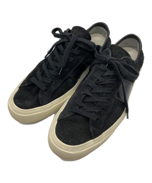 TOM FORD（トムフォード）TOM FORD (トムフォード) スウェードスニーカー ブラック サイズ:-の古着・服飾アイテム