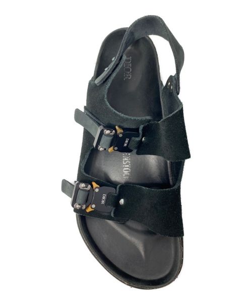 Dior（ディオール）Dior (ディオール) BIRKENSTOCK (ビルケンシュトック) 22AW ミラノサンダル ブラック サイズ:42の古着・服飾アイテム