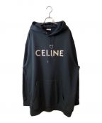 CELINEセリーヌ）の古着「22SS Hoodie In Cotton Fleece With Artist Print」｜ブラック