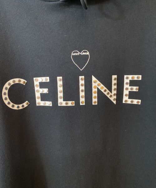 CELINE（セリーヌ）CELINE (セリーヌ) 22SS Hoodie In Cotton Fleece With Artist Print ブラック サイズ:Lの古着・服飾アイテム