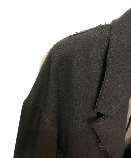 s'yte（サイト）s'yte (サイト) FLANNEL+ECUADORIAN WOVEN BRAID JACKET ブラック サイズ:3の古着・服飾アイテム