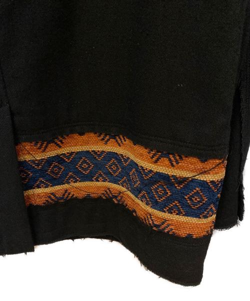 s'yte（サイト）s'yte (サイト) FLANNEL+ECUADORIAN WOVEN BRAID JACKET ブラック サイズ:3の古着・服飾アイテム