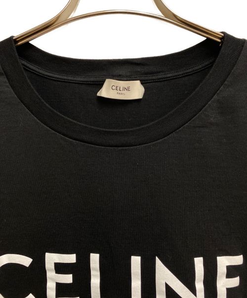 CELINE（セリーヌ）CELINE (セリーヌ) ルーズTシャツ ブラック サイズ:XLの古着・服飾アイテム
