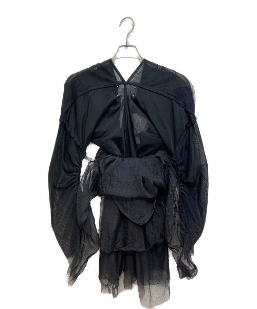 Maison Margiela（メゾンマルジェラ）Maison Margiela (メゾンマルジェラ) 21SS Layered Sports Jacket ブラック サイズ:36の古着・服飾アイテム