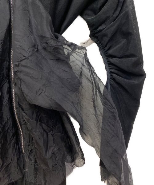 Maison Margiela（メゾンマルジェラ）Maison Margiela (メゾンマルジェラ) 21SS Layered Sports Jacket ブラック サイズ:36の古着・服飾アイテム
