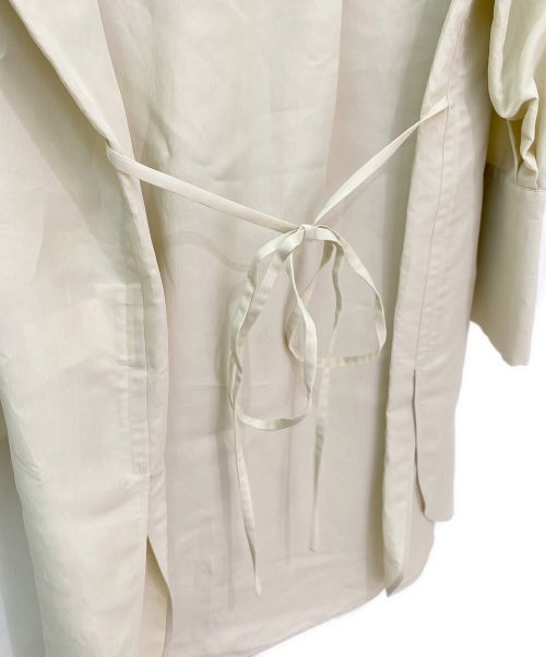 JIL SANDER（ジルサンダー）JIL SANDER (ジルサンダー) ボタンデザインシャツ ベージュ サイズ:34の古着・服飾アイテム