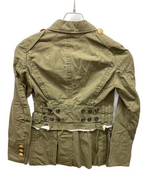 DSQUARED2（ディースクエアード）DSQUARED2 (ディースクエアード) ミリタリーナポレオンジャケット カーキ サイズ:38 未使用品の古着・服飾アイテム