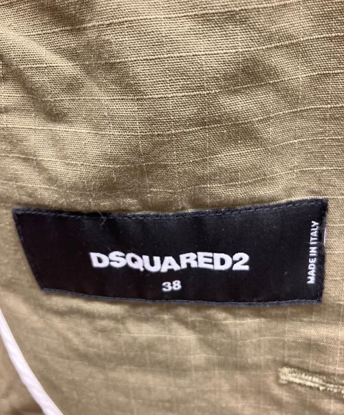 DSQUARED2（ディースクエアード）DSQUARED2 (ディースクエアード) ミリタリーナポレオンジャケット カーキ サイズ:38 未使用品の古着・服飾アイテム