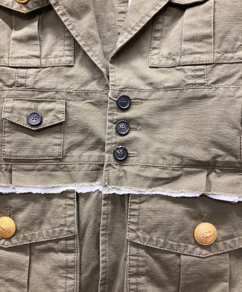 DSQUARED2（ディースクエアード）DSQUARED2 (ディースクエアード) ミリタリーナポレオンジャケット カーキ サイズ:38 未使用品の古着・服飾アイテム