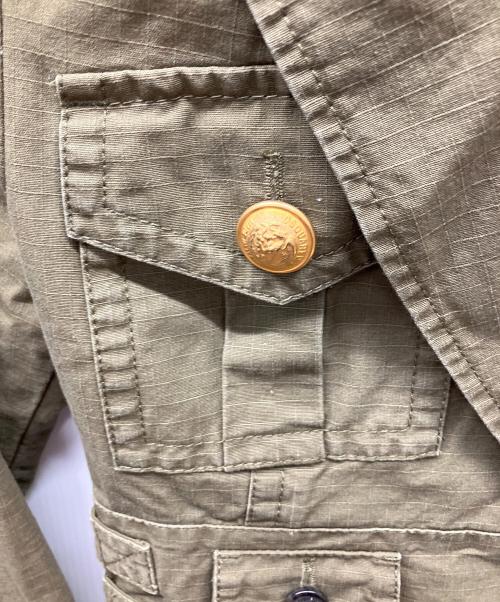 DSQUARED2（ディースクエアード）DSQUARED2 (ディースクエアード) ミリタリーナポレオンジャケット カーキ サイズ:38 未使用品の古着・服飾アイテム