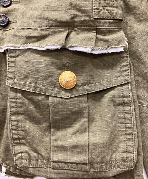 DSQUARED2（ディースクエアード）DSQUARED2 (ディースクエアード) ミリタリーナポレオンジャケット カーキ サイズ:38 未使用品の古着・服飾アイテム